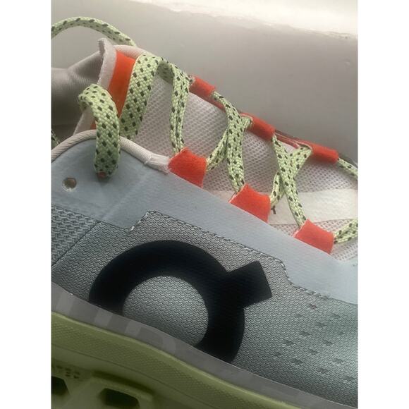 On Cloudmonster Women’s Running Shoes Glacier/Meadow Size 8.5 Width B - Medium - Picture 10 of 10